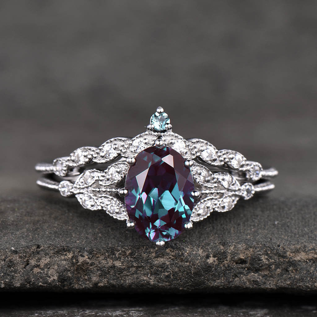 Alexandrite Jewelry For Sale-BBBGEM Real Alexandrite Ring