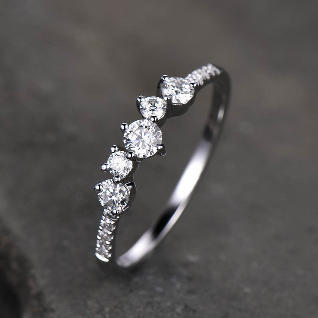 unique moissanite wedding band 02