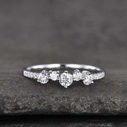 unique moissanite wedding band 04