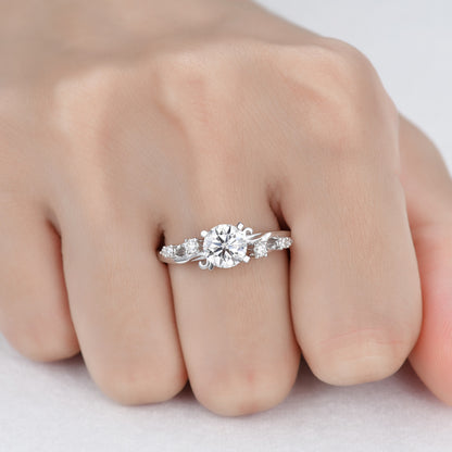 Moissanite Anniversary Band-BBBGEM Moissanite Engagement Rings