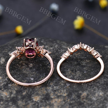 Oval Cut Tourmaline-BBBGEM Tourmaline Engagement Ring