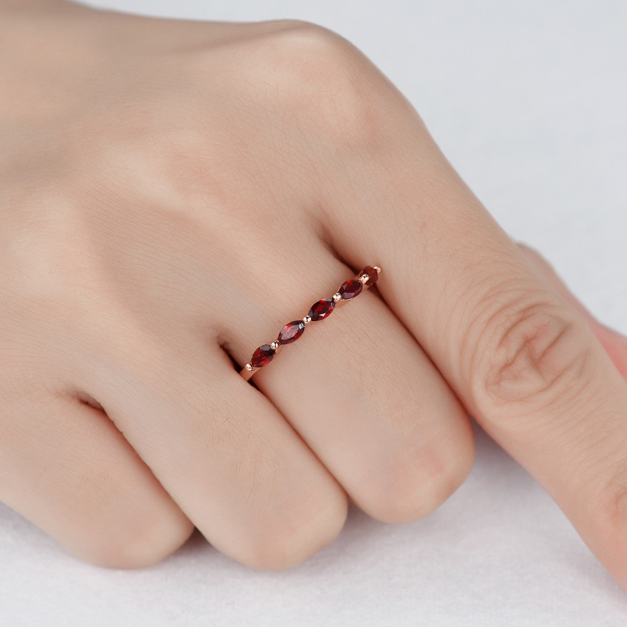 Garnet Gift -BBBGEM Garnet Ring