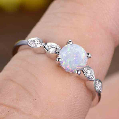 opal engagement ring