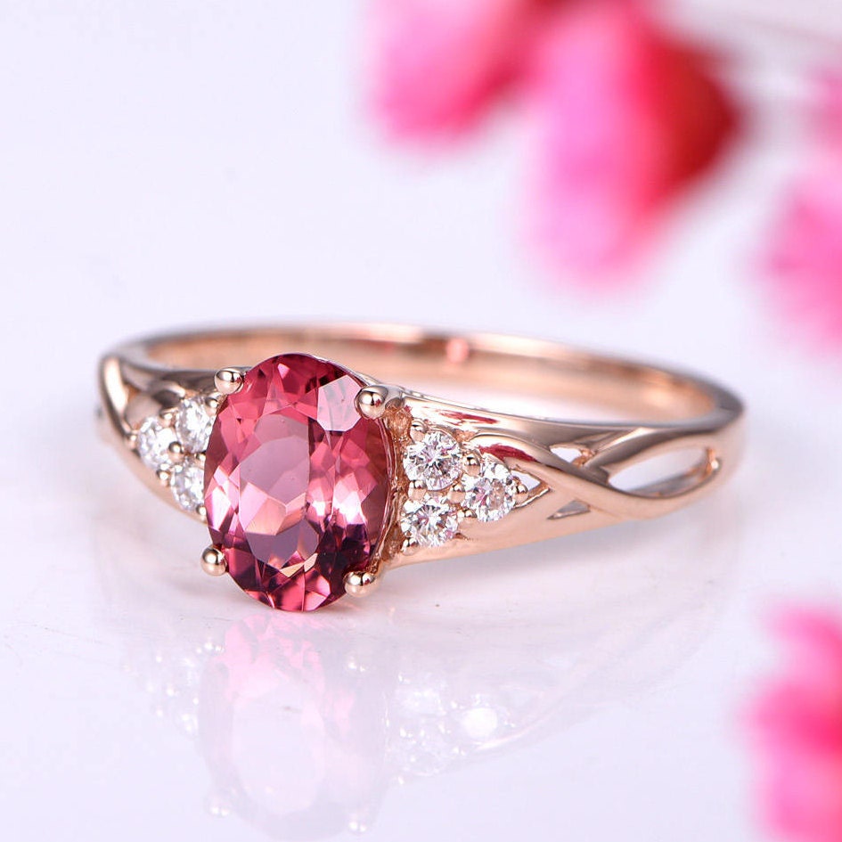 Tourmaline sales promise ring