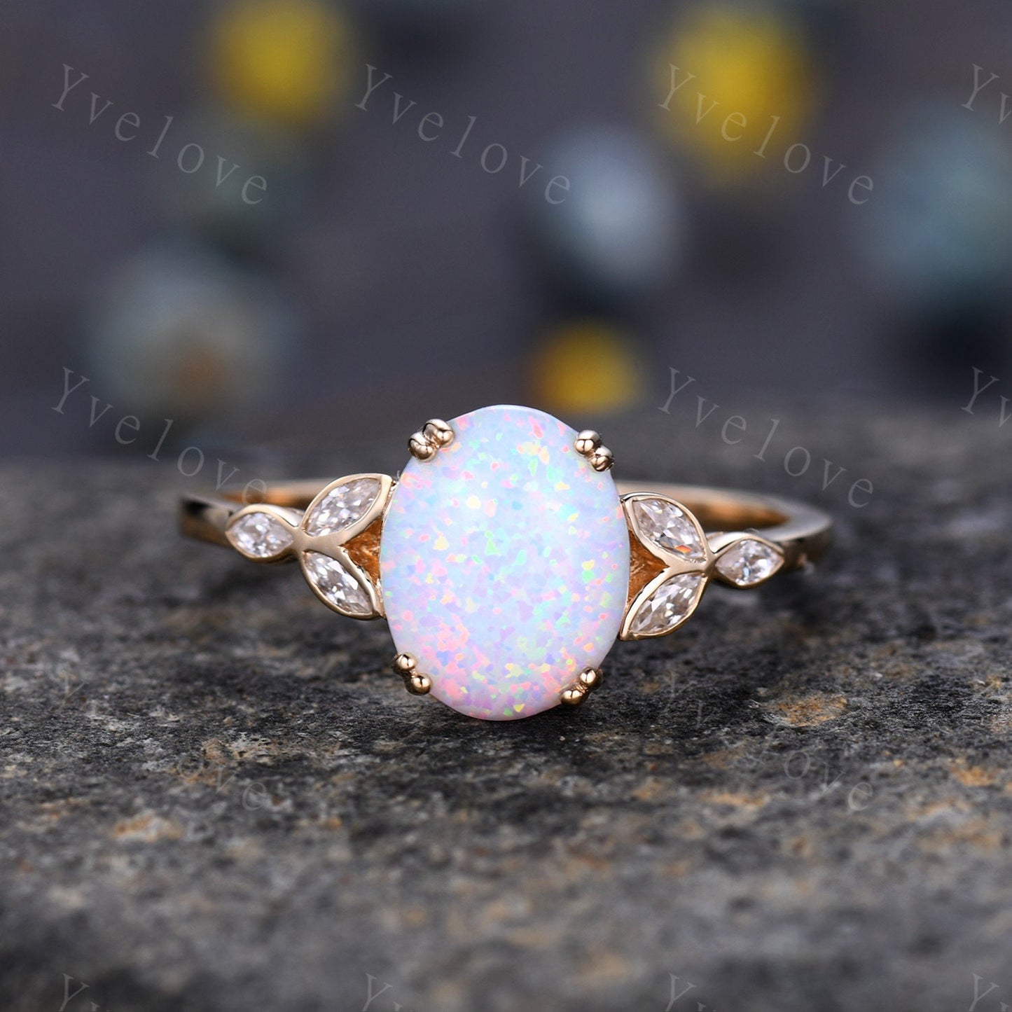 Fire Opal Rings