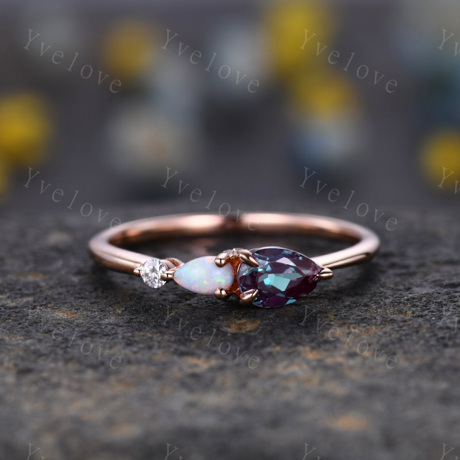 Alexandrite rings sales for women